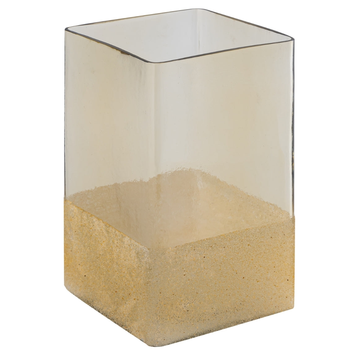 TEALIGHT HOLDER PTMD WAYA GOLD 25 CM