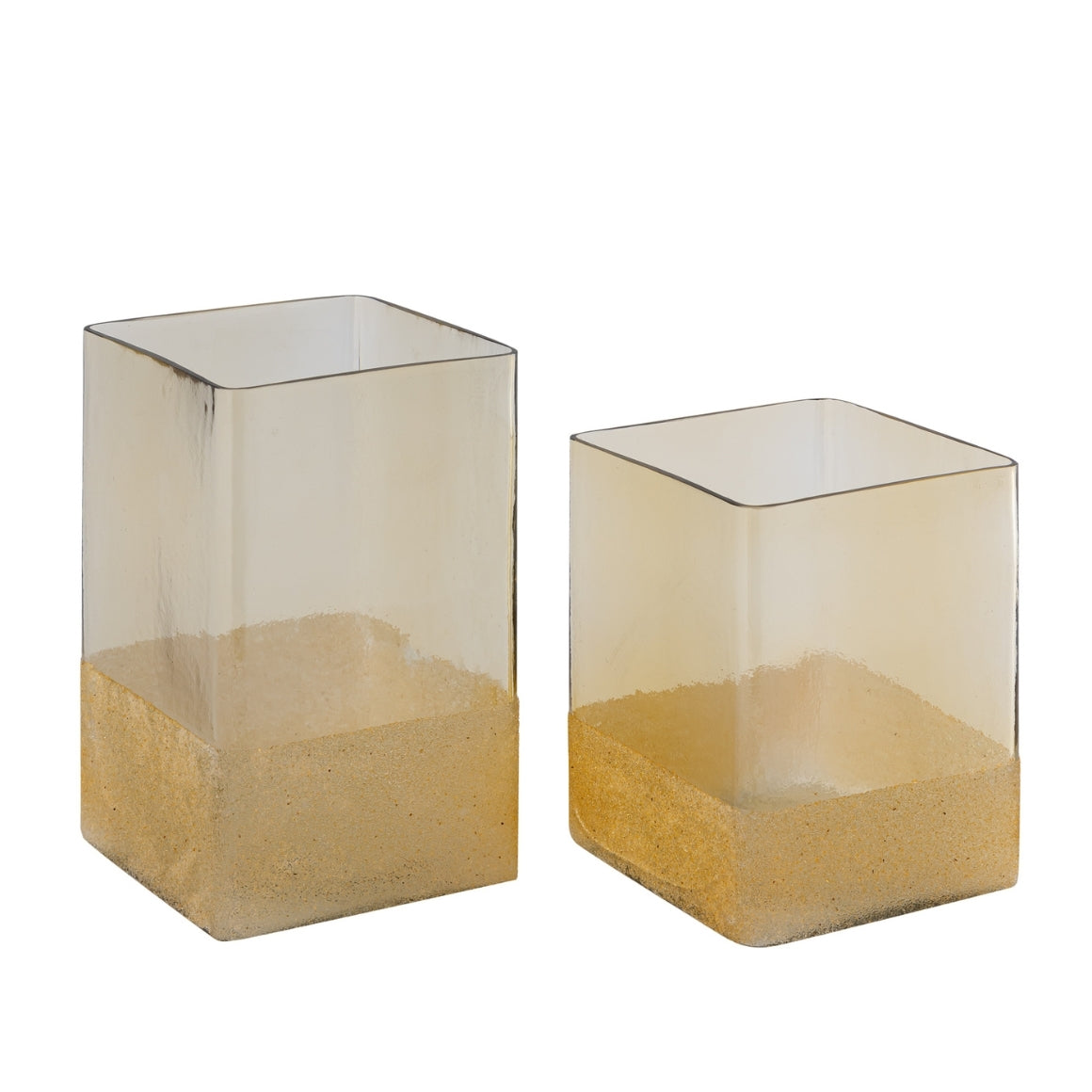 TEALIGHT HOLDER PTMD WAYA GOLD 25 CM