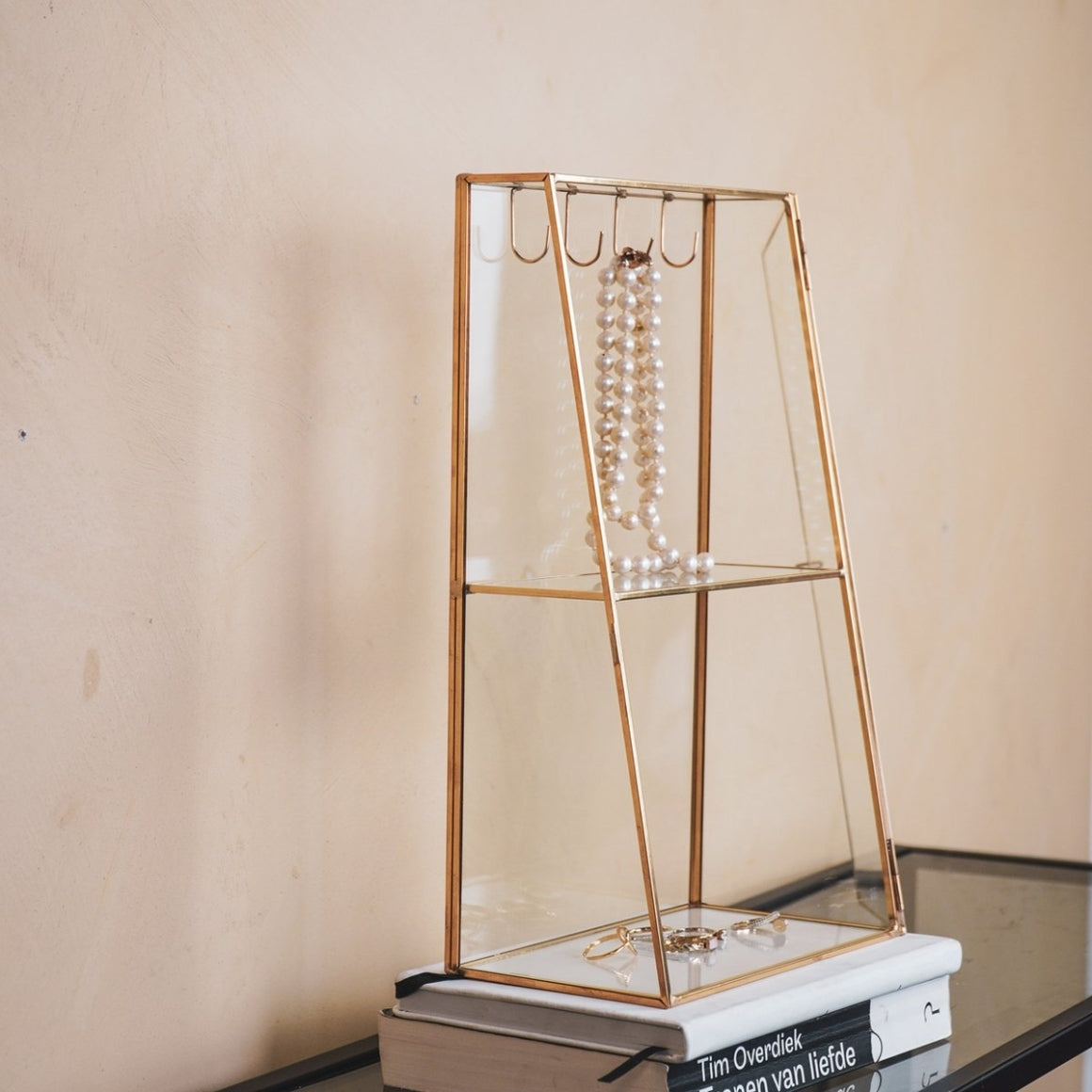 DECOR NL JEWELLERY CABINET GOLD 31 CM