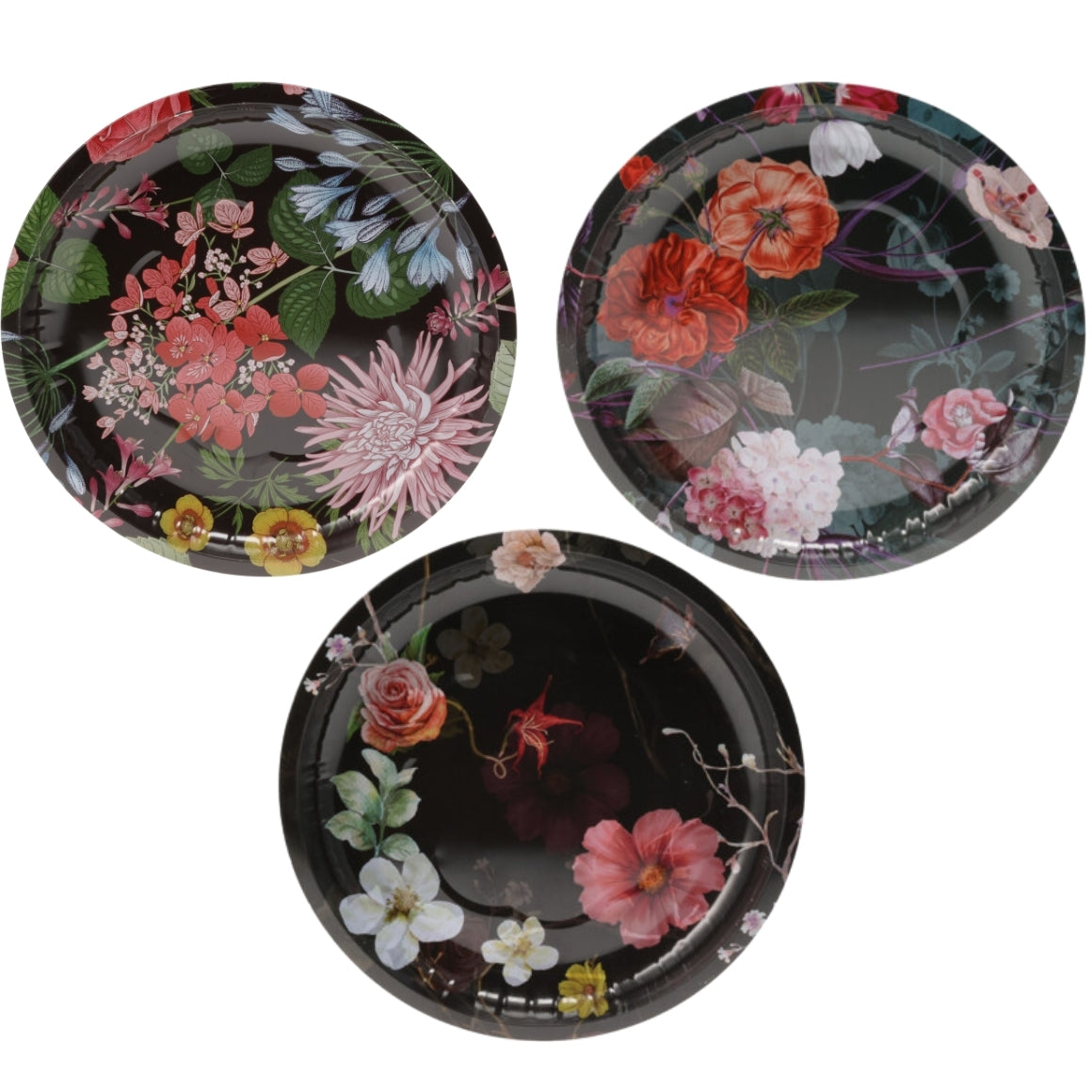 DECOR BOTANICAL BOWL BLACK 26 CM