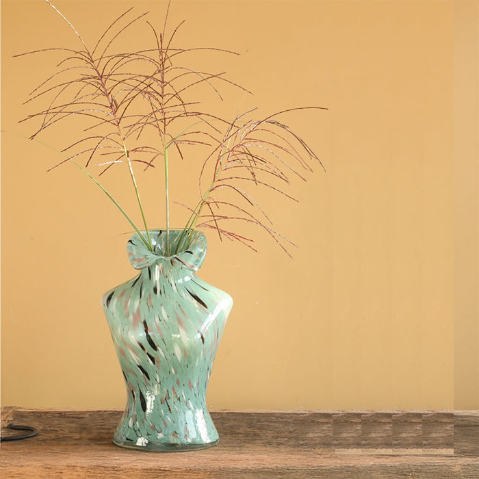 BOSSOM TURQUOISE VASE 20 CM