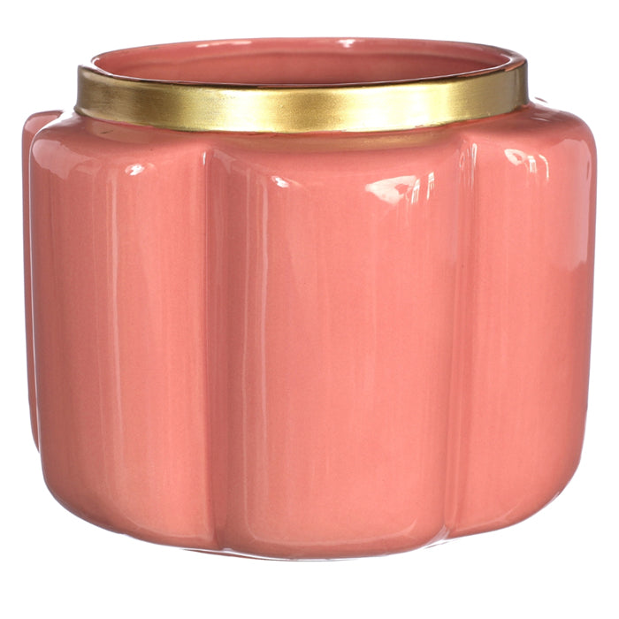POUFF BLUE VASE 18 CM