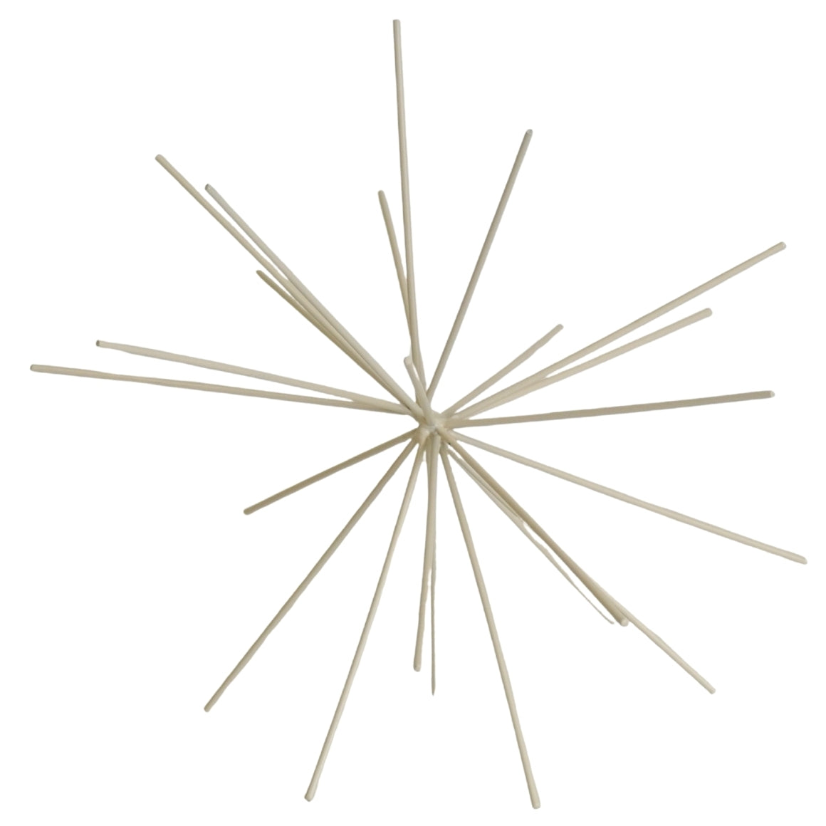 ORNAMENT FIREWORK BEIGE DECOR 25 CM