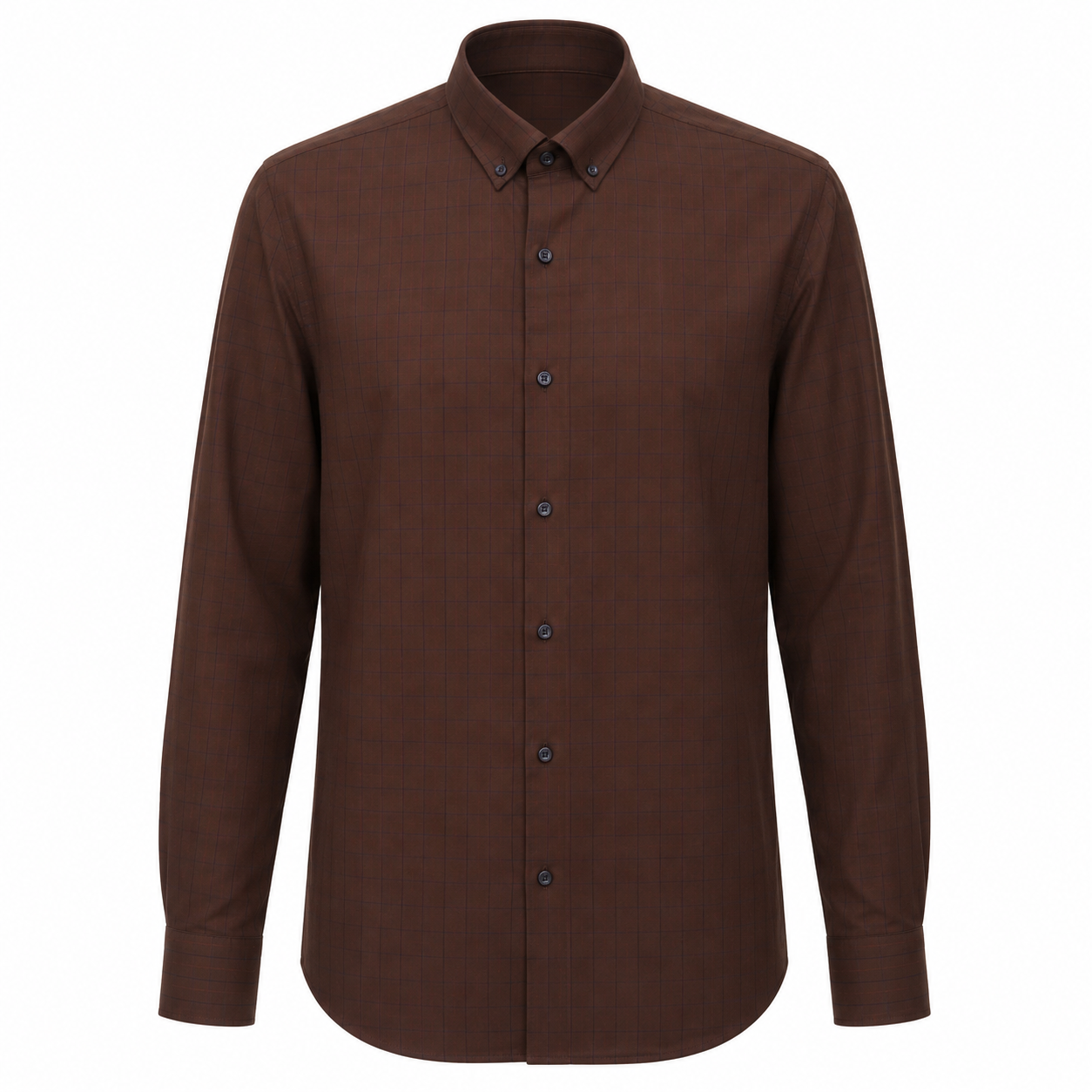 PALMEN SHIRT CHECKED BROWN
