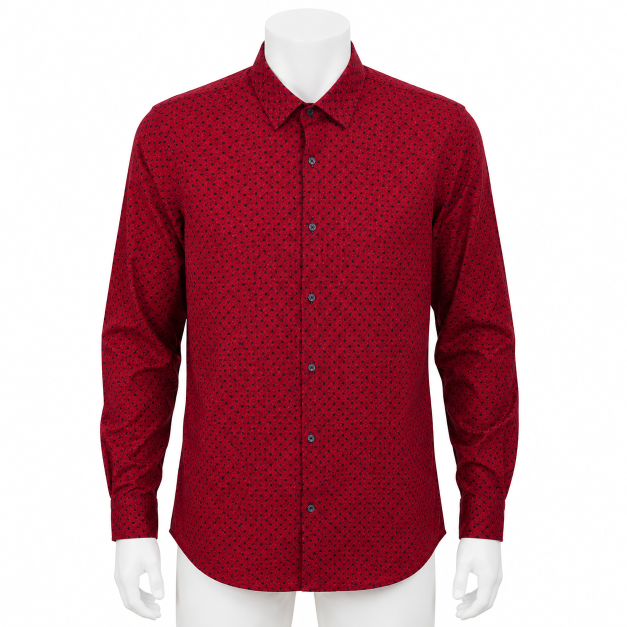 PALMEN SHIRT TEXTURED MAROON