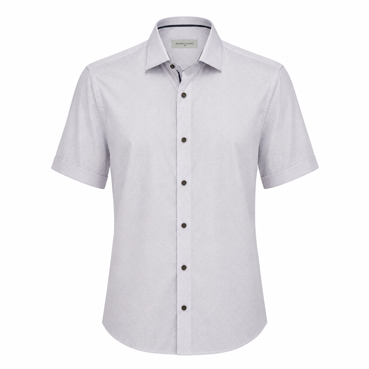 PALMEN SHIRT WHITE FLORAL SHORT SLEEVE