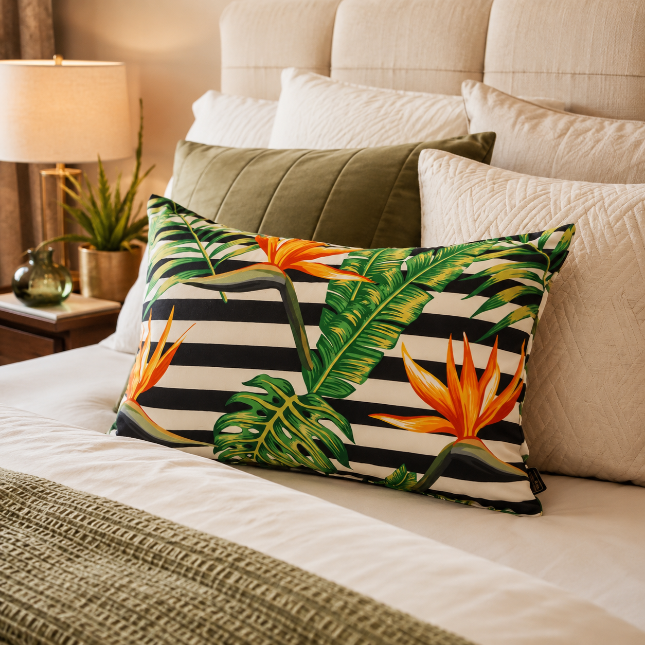 CUSHION COVER 45X65 CM PETEK FABRIC DOUBLE SIDE PRINTED