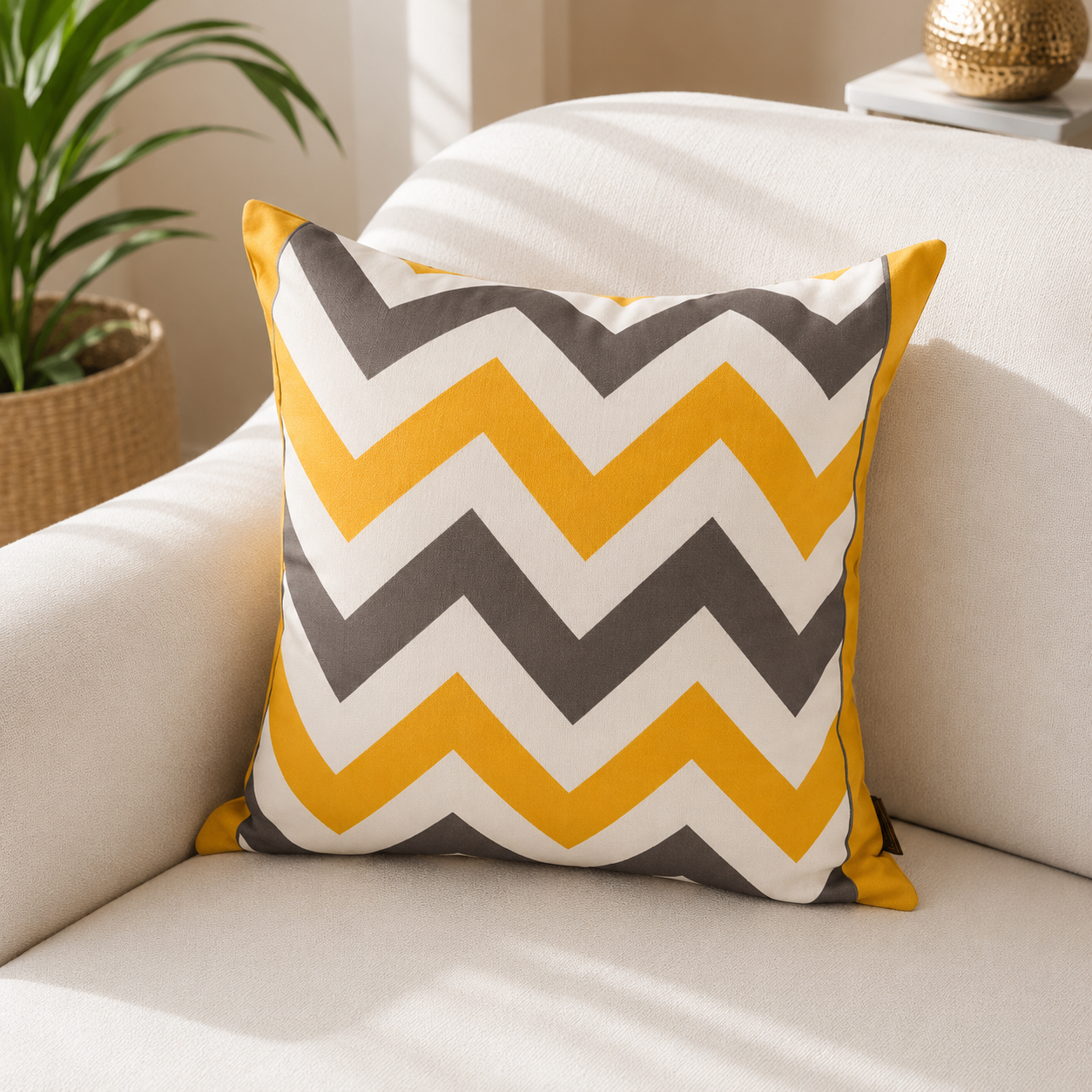 CUSHION COVER 45X45 CM PETEK FABRIC DOUBLE SIDE PRINTED