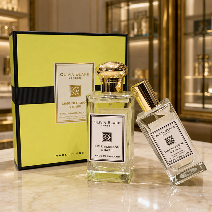 OLIVIA BLAKE LUXURY LIME AND BASIL 2 PCS SET PERFUME