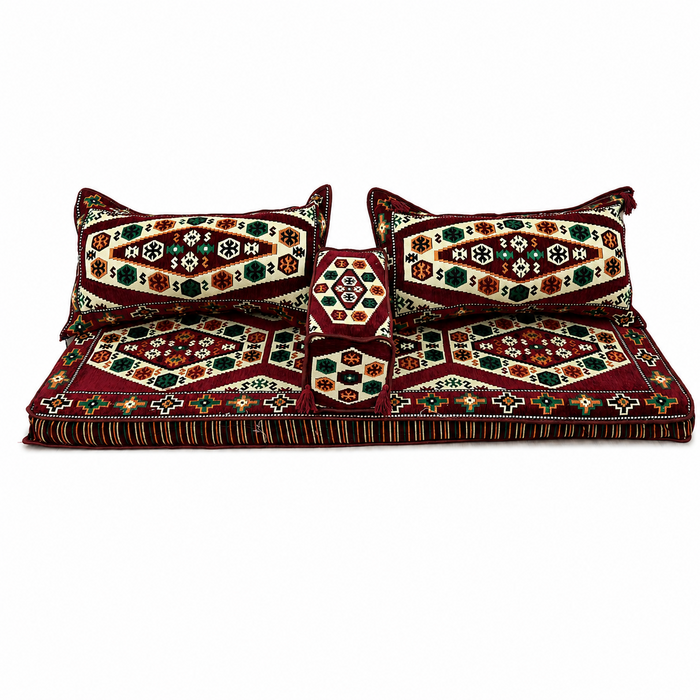 ARABIC SEATER MAJLIS MAROON