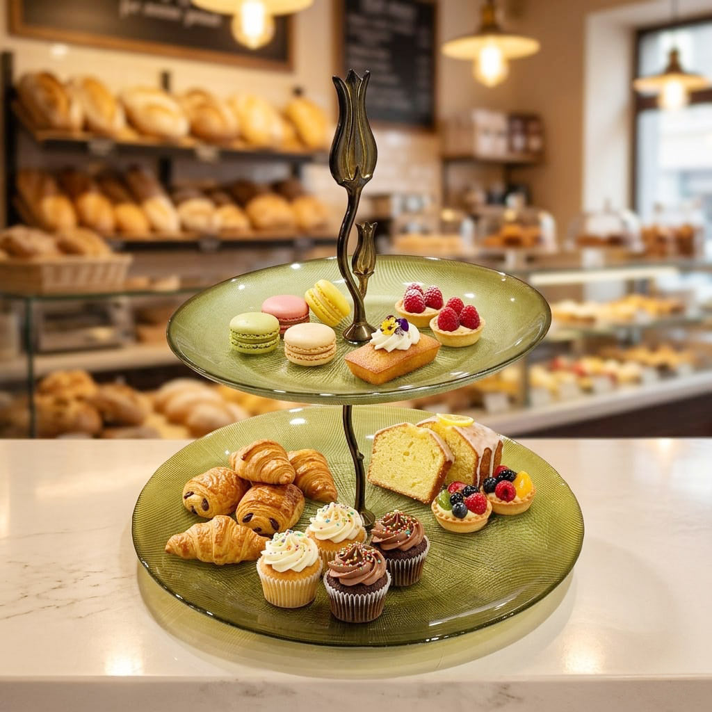 TWO TIER CAKE STAND SIGMA ELIT DESIGN