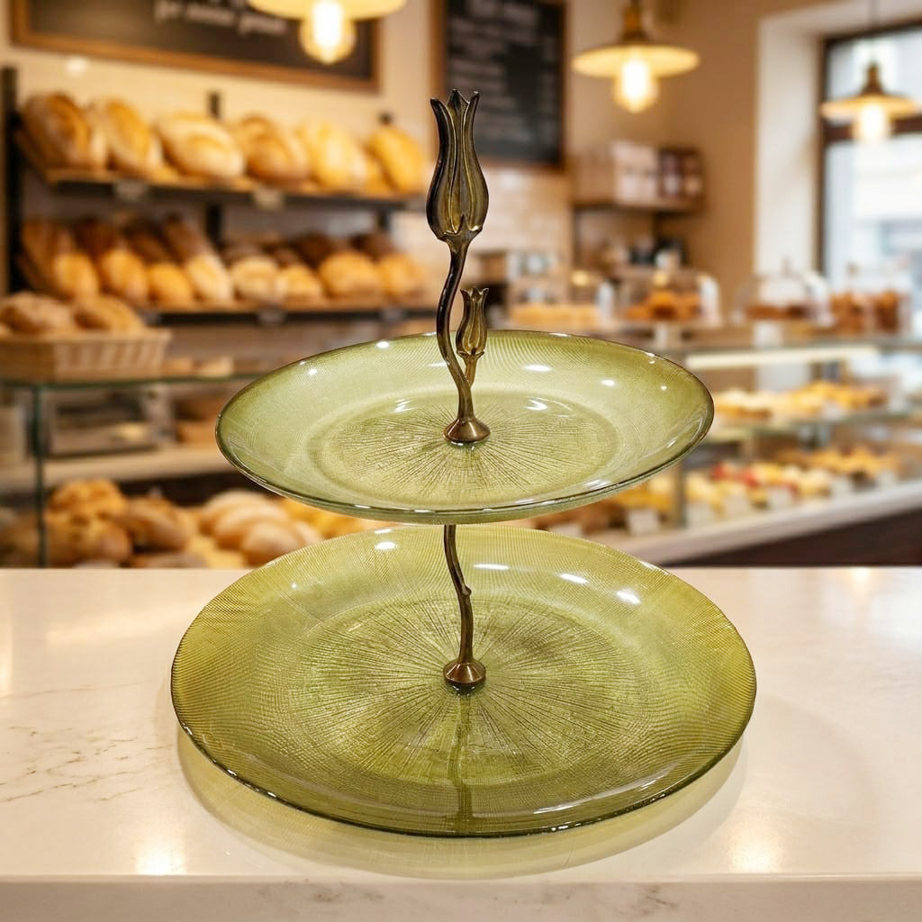 TWO TIER CAKE STAND SIGMA ELIT DESIGN
