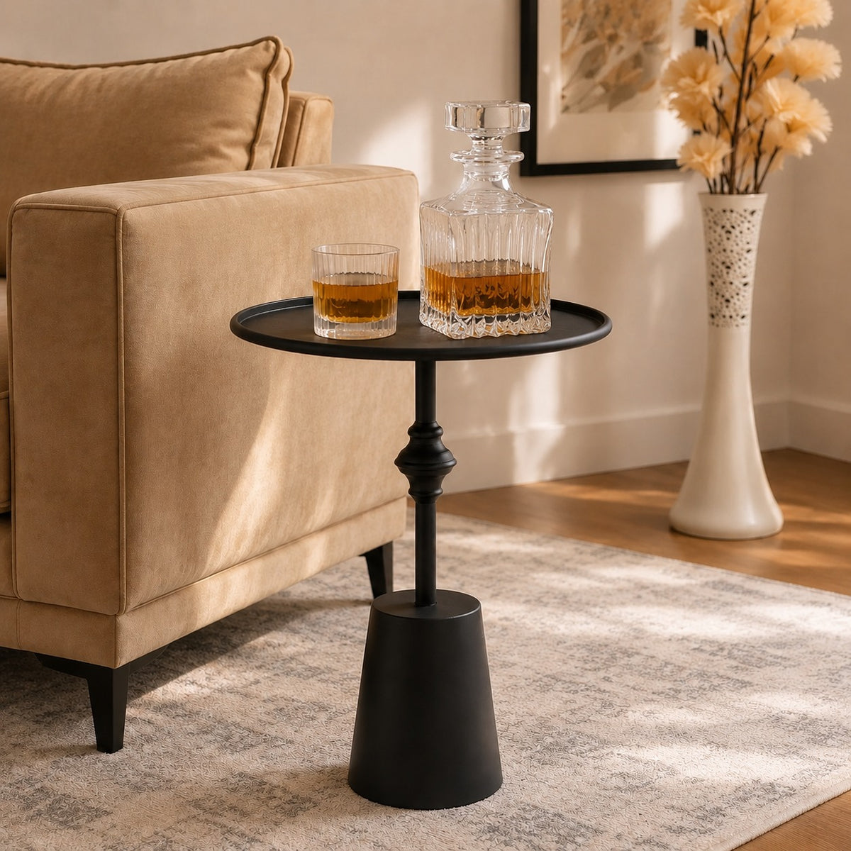 SIDE TABLE NL DINJA METAL 60 CM