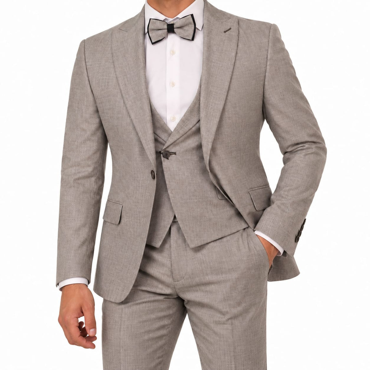 GREY MISARO 3PCS SUIT