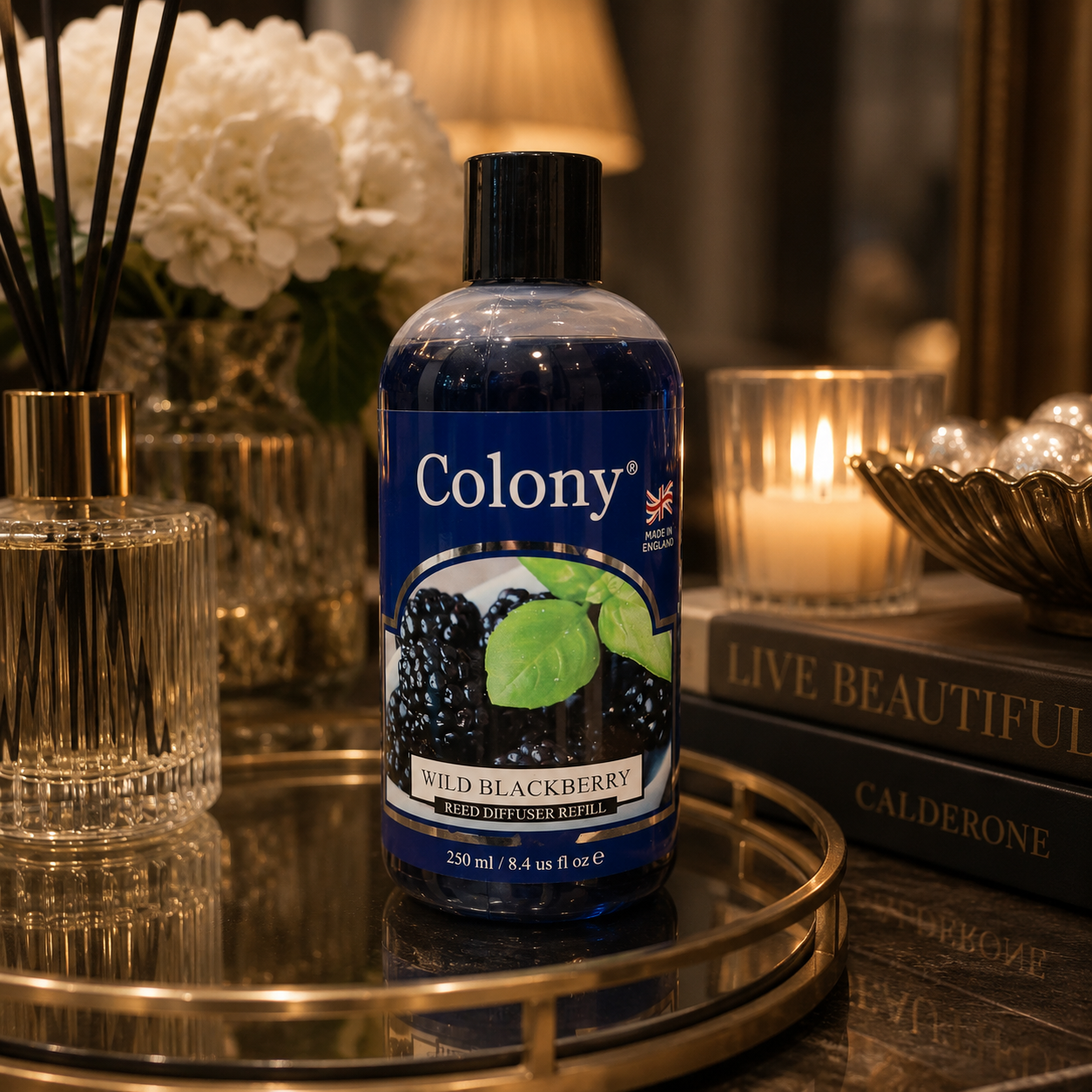 COLONY WILD BLACKBERRY REED DIFFUSER REFILLL 250ML