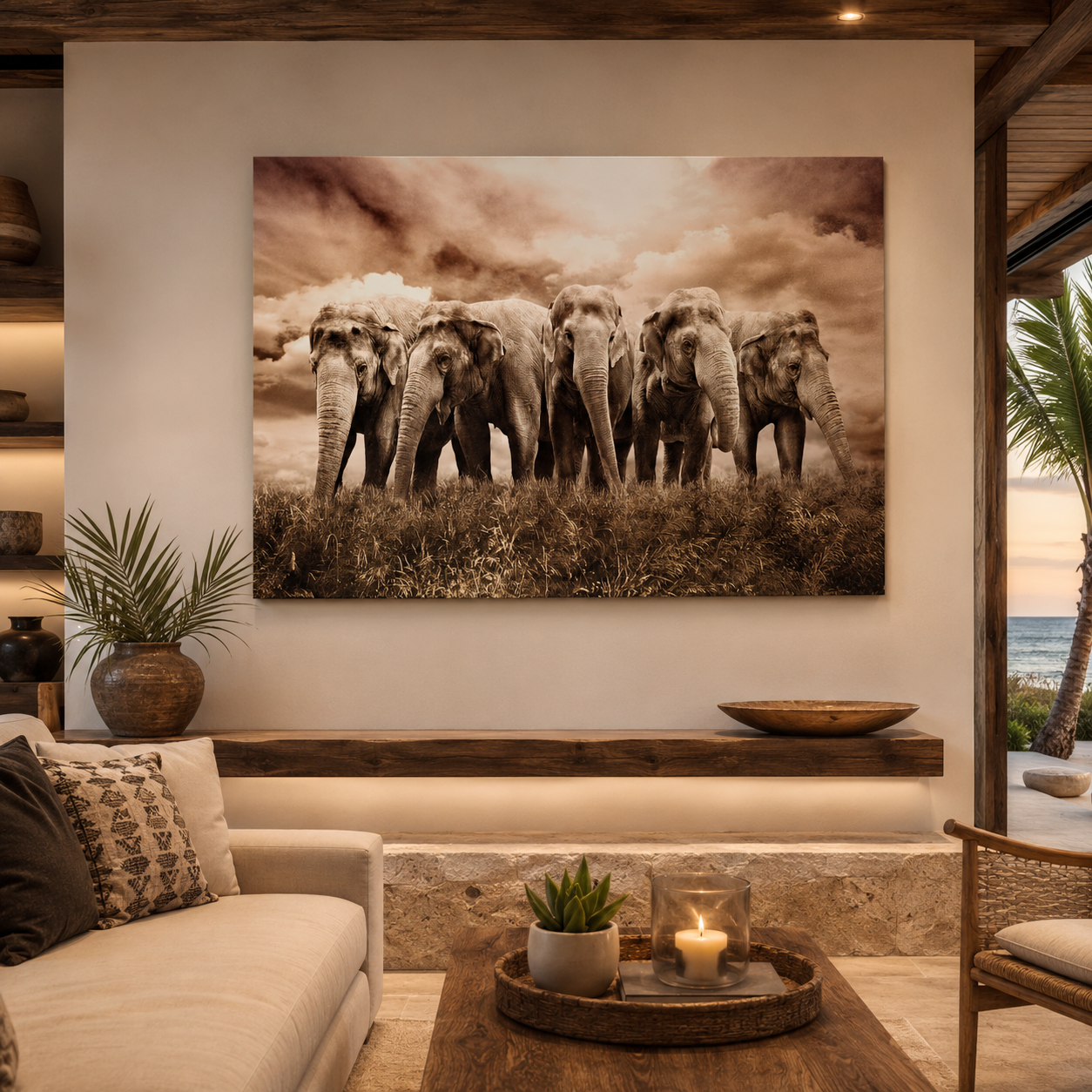 ELEPHANT CANVAS PAINT 150X100 CM