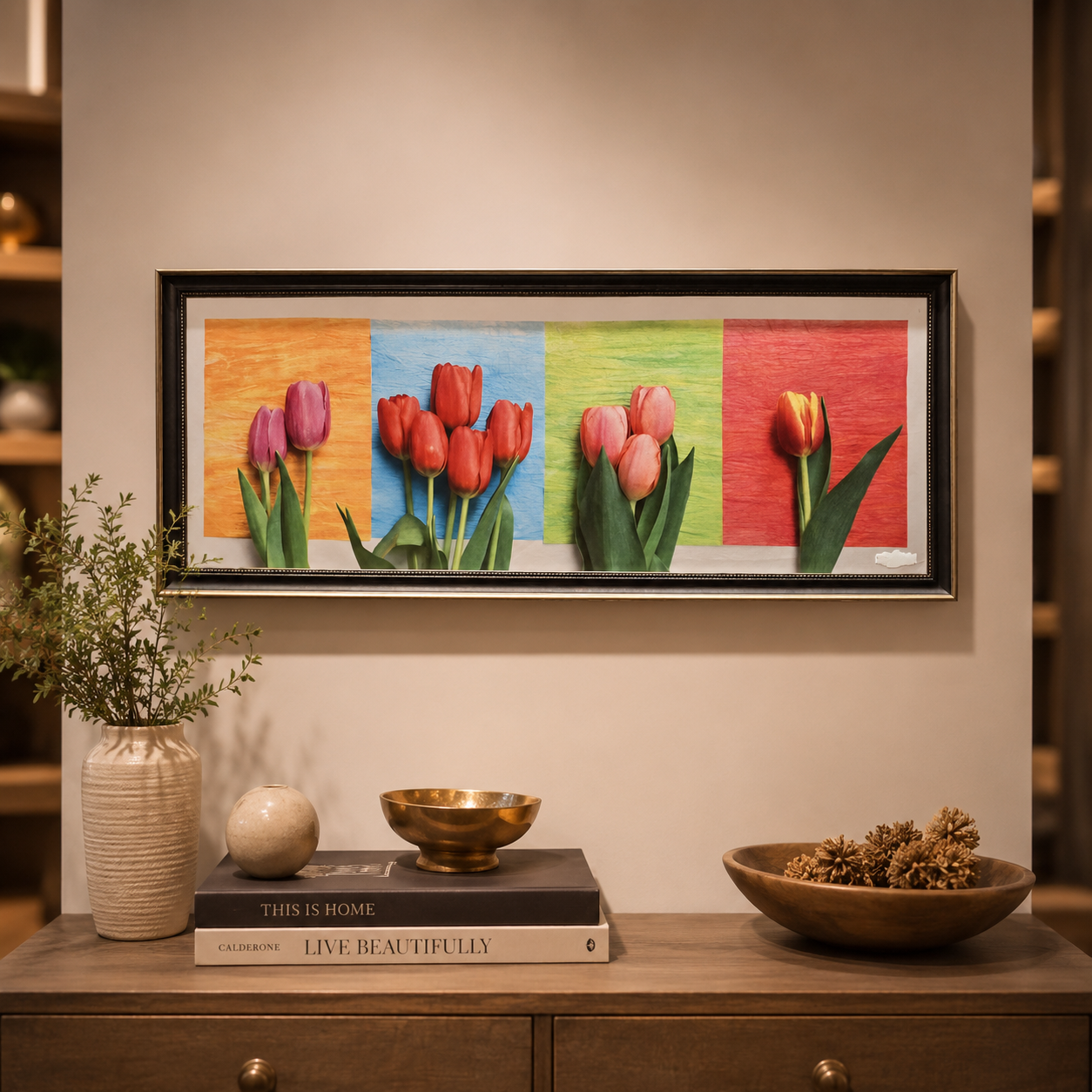 TABLEAU 110 CM X 45 CM FRAME 40 MM