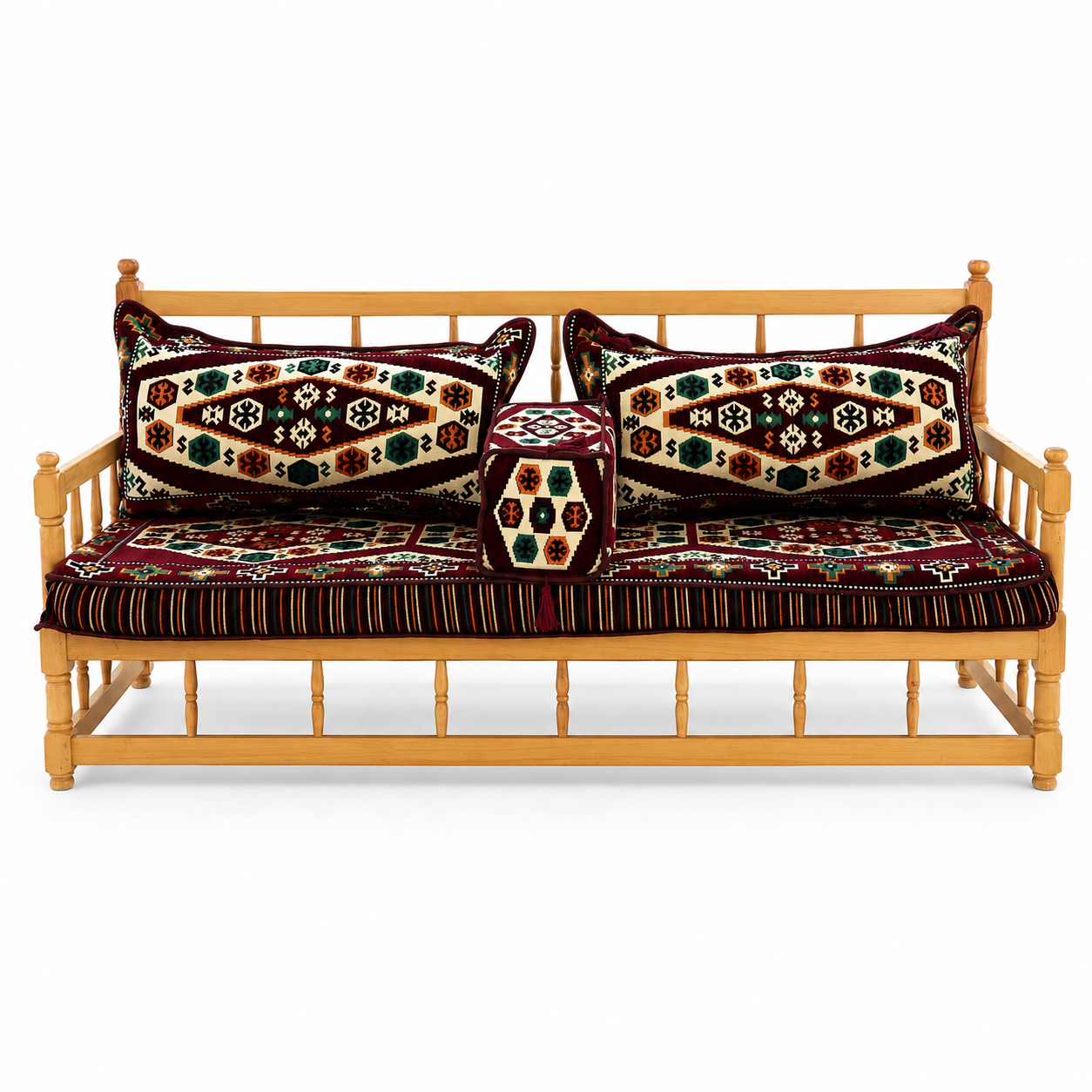 ARABIC SEATER MAJLIS MAROON