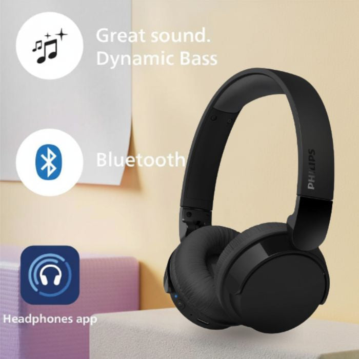PHILLIPS WIRELESS HEADPHONES 3000 SERIES TAH3209BK BIEGE