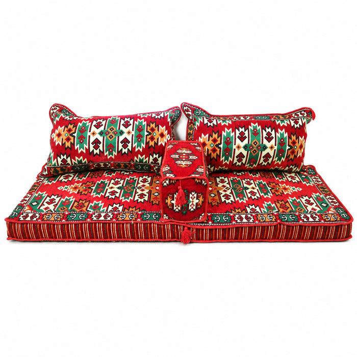 ARABIC SEATER MAJLIS Red4