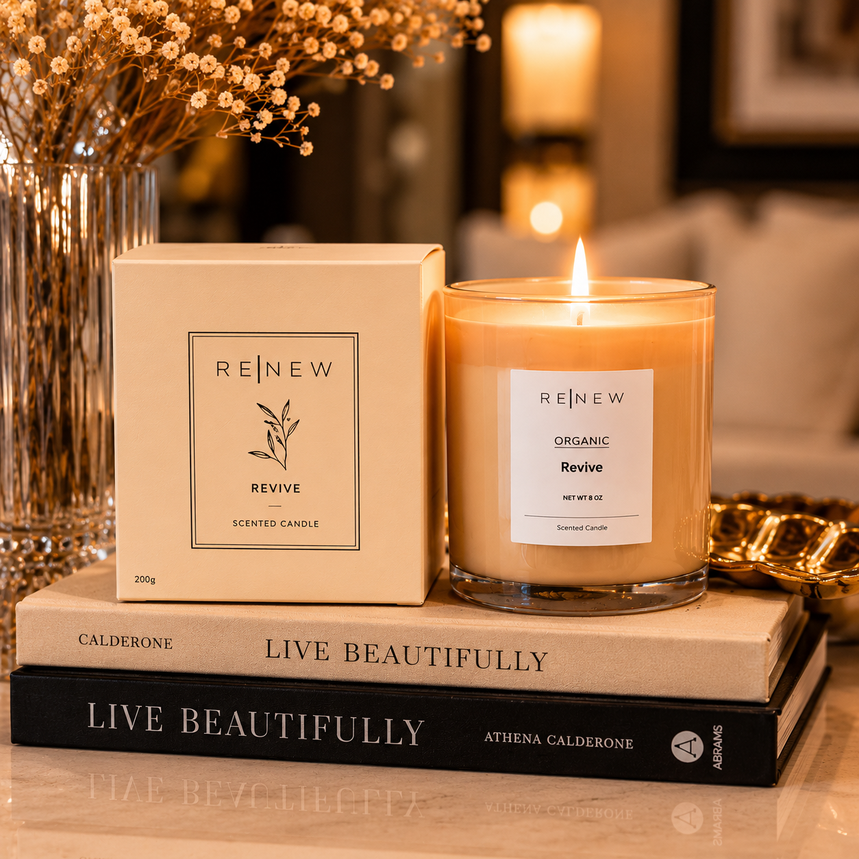CANDLE 200GR HOMELIFE