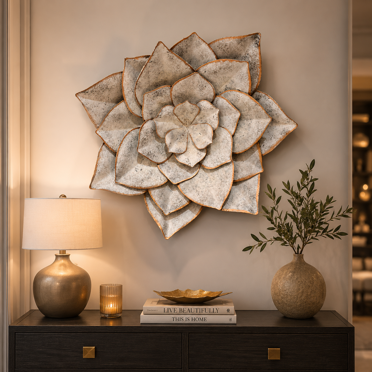 WALL DECORATION KERVAN 34X7 CM